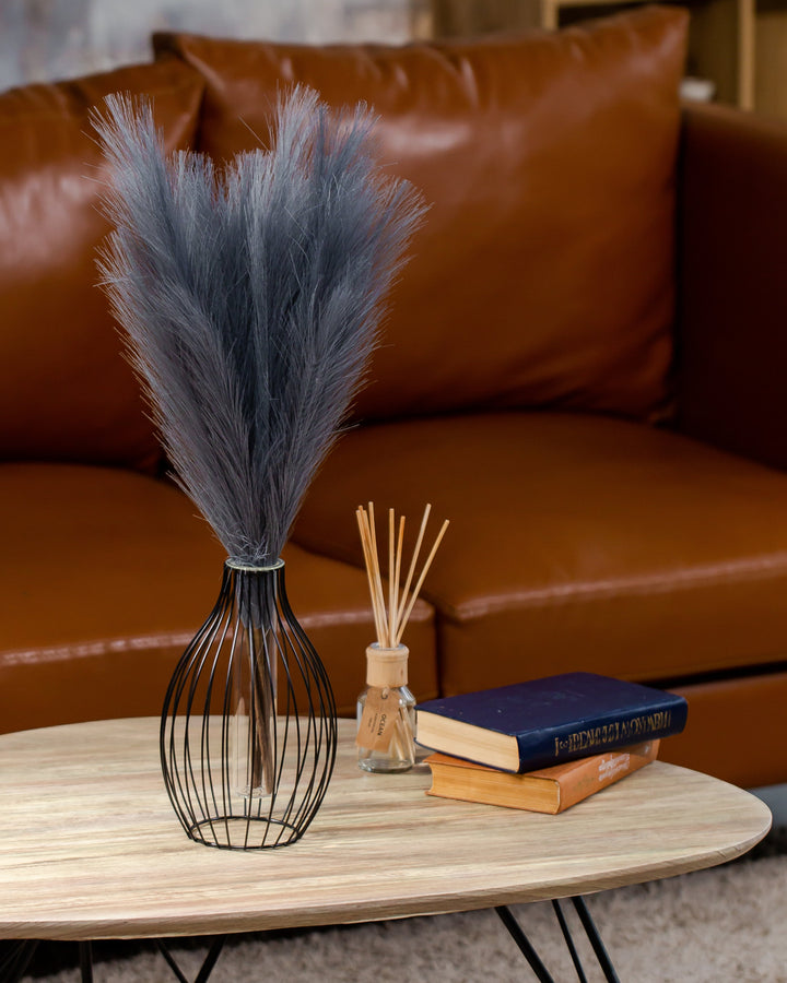 FAUX PAMPAS GRASS - Black