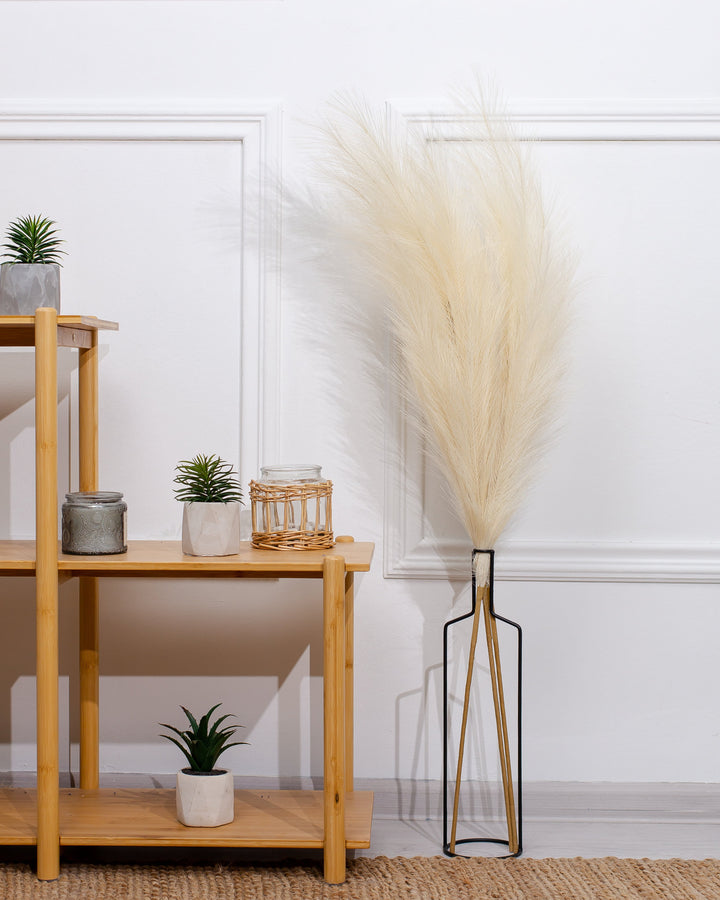 FAUX PAMPAS GRASS - Beige